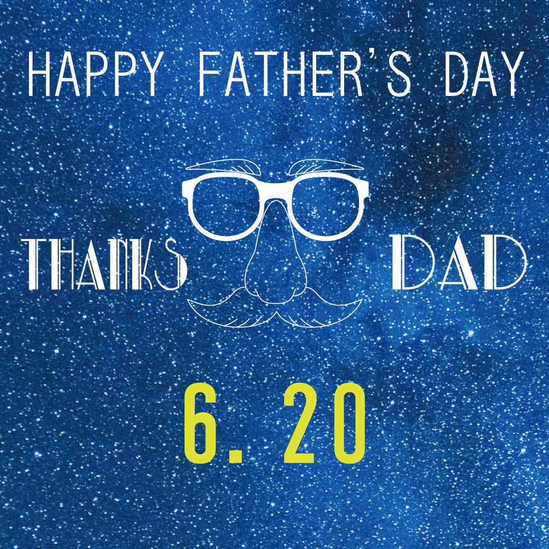 【6月20日は父の日❗️】HAPPY FATHER’S DAY – THANKS DAD🕶 –