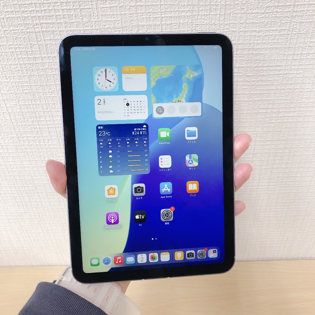 今が買い時！持ち歩きに最適なiPad mini 6、当店で販売中です☺